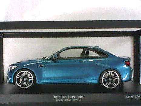 BMW M2 COUP╔ 2016 BLEU METAL 1/18