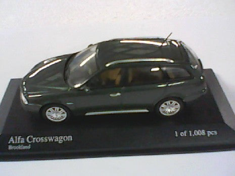 ALFA ROMEO 156 CROSSWAGON 2004 VERT METAL 1/43