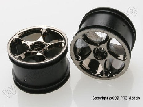 Wheels, Tracer 2.2" (black chrome) (2) (Bandit rear)
