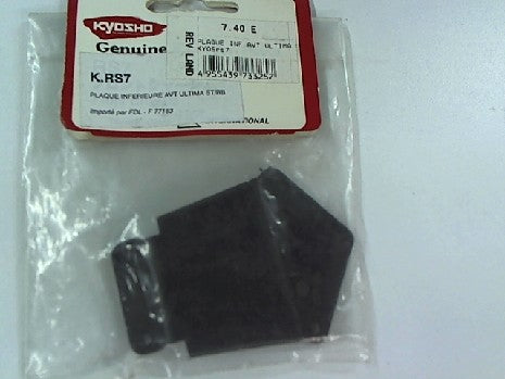Plaque Inférieure Avant Ultima ST/RB de Kyosho - Pièce Détachée pour Voitures RC