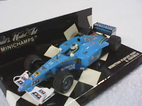 Miniature Voiture BENETTON PLAYLIFE B 200 G.FISICHELLA 1/43 - MINICHAMPS