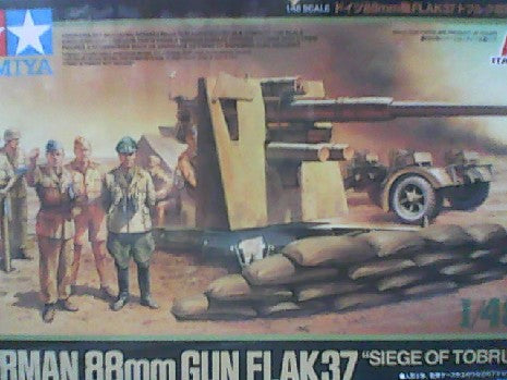FLAK 37 88MM SIEGE DE TOBROUK 1/48