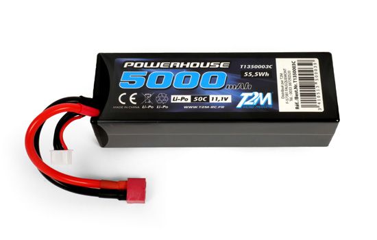 Accumulateur Li-Po 11.1V 3S 5000mAh 50C pour RC