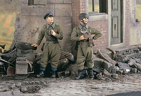 MOTARDS ALLEMANDS WW2    1/35