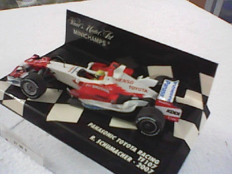 TOYOTA TF 107 F1 SCHUMACHER  1/43