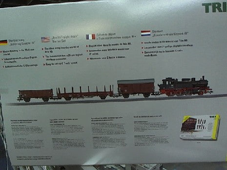 COFFRET DE D╔MARRAGE VAPEUR + 3 WAGONS EP III -HO-1/87