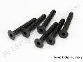 Screws, 3x20mm countersunk machine (hex drive) (6)