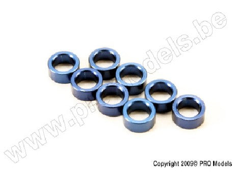 Spacer, pushrod (aluminum, blue) (use with 5318 or 5318X pushrod
