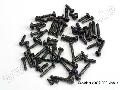 Screw set, self-tapping screws (black) (Tom Cat/ Spirit)