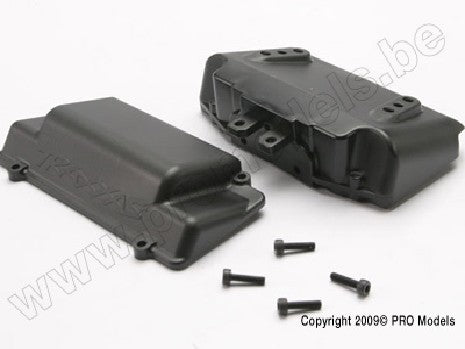 Battery Box, bumper (rear) (includes battery case with bosses fo