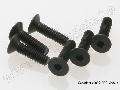 Screws, 4x15mm countersunk machine (hex drive) (6)