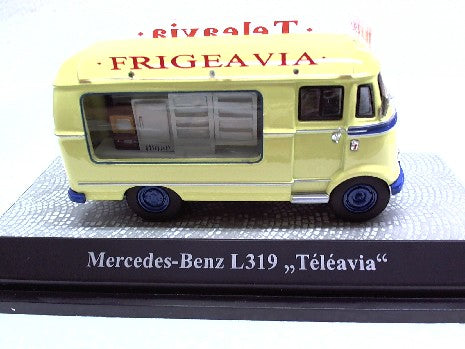 L319 Publicitaire Frigeavia/Teleavia 1/87 - Miniature de Collection Ricko