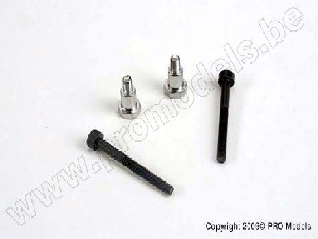 Shoulder screws, steering bellcranks (3x30mm hex cap) (2)/ dragl