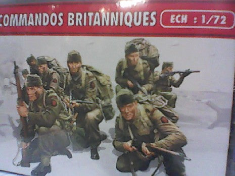 COMMANDOS BRITANNIQUES 1/72