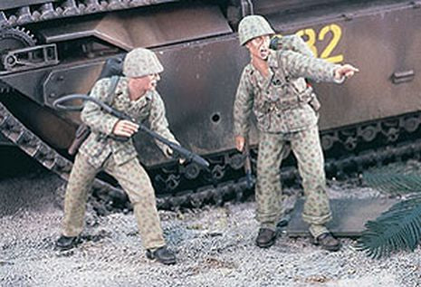 LANCE FLAMME MARINE WW2  1/35