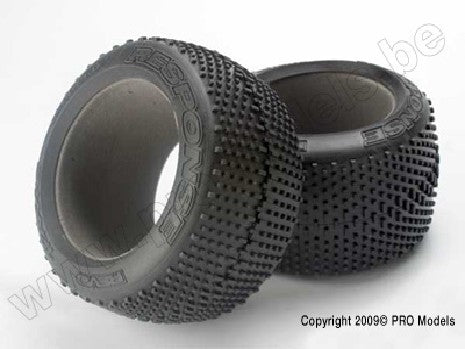 Tires, Response racing 3.8" (soft-compound, narrow profile, shor