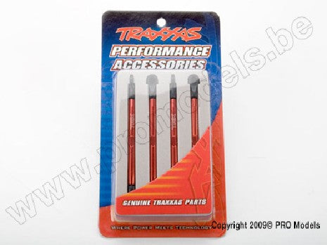 Toe links, aluminum (red-anodized) (4) (assembled with rod ends