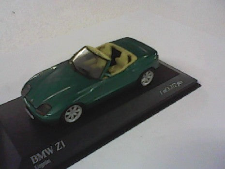 Miniature BMW Z1 1991 - Modèle en Vert Métallisé 1/43 par MINICHAMPS