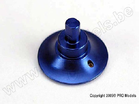 Blue-anodized, aluminum differential ouput shaft (non-adjustment