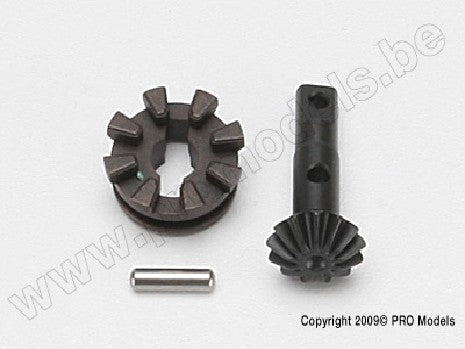 Gear, locking differential output/ differential slider/ 3x12mm s