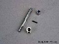 Shaft, slipper clutch (w/ roll pin)