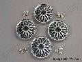 Wheel covers, BBS type (chrome) (4)/ attachment screws (12)