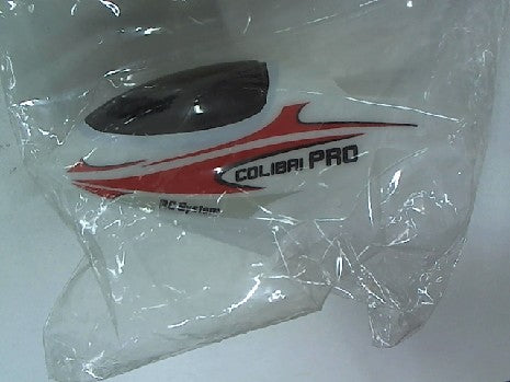 BULLE BLANCHE/ROUGE EASYCOPTER COLIBRI PRO - Hélicoptère Télécommandé