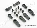 Plastic rod ends (8) (1/6 and 1/5 scale)/ hollow ball connectors