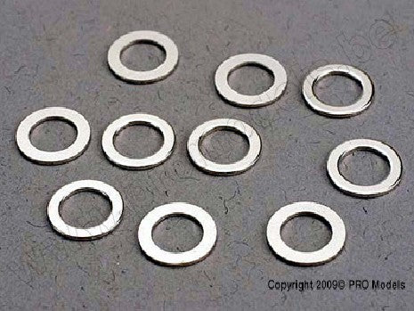 Washers, 5x8 flat metal (10)