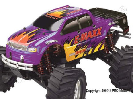 Body, E-Maxx (ProGraphix Painted) (Purple)