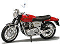 NORTON COMMANDO 750 FASTBACK 1968 ROUGE GRISE/ 1/12