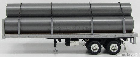 FLAT-BED TRAILER 1/24 REMORQUE+TUBE