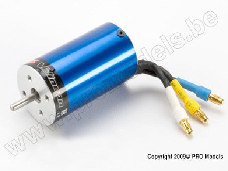 Motor, Velineon Mini Maxx 380, brushless (assembled with 16-gaug