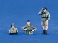 AFRIKA CORPS 1 F.+2 DEMI 1/35