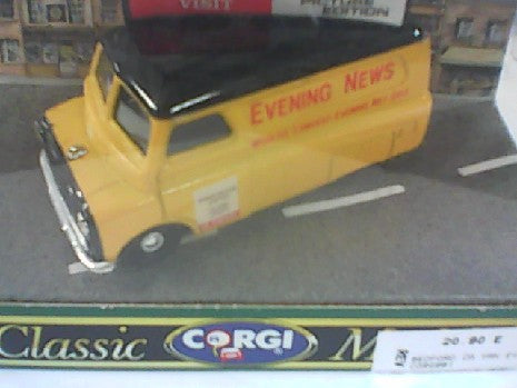 BEDFORD CA VAN EVENING NEWS JAUNE TOIT NOIR 1/43