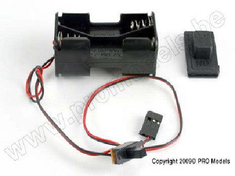 Battery holder with on/off switch/ rubber on/off switch cover
