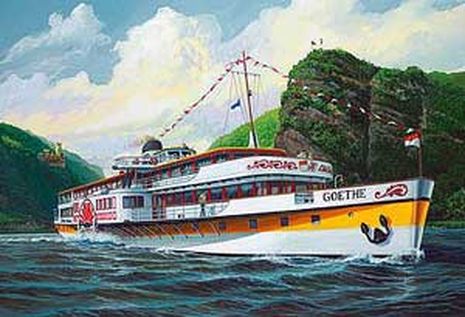 BATEAU A VAPEUR DU RHIN  GOETHE 1/160