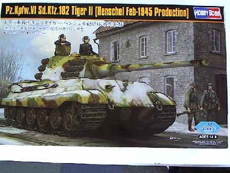 GERMAN SD.KFZ 182 TIGER II HENSCHEL TURRET FEB 1945 PROD 1/35
