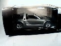 Miniature voiture SMART ROAD STER COUPE GRIS 1/18 - REVLAND