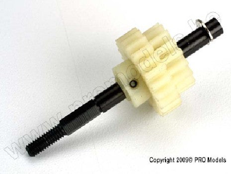 Drive gear, two-speed (17/22-teeth)/ slipper shaft
