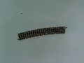 Courbe de rail 1/2 pour trains miniatures échelle N - FLEISCHMANN