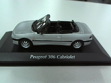 PEUGEOT 306 CABRIOLET ARGENT 1/43