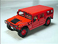 HUMMER ROUGE WAGON 1/18