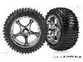 Tires & wheels, assembled (Tracer 2.2" chrome wheels, Alias 2.2"