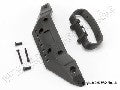 Bumper, front/ bumper mount, front/ 4x10mm BCS (2)/ 3x25mm BCS (