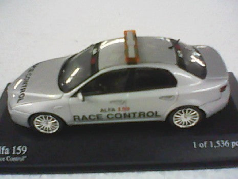 ALFA 159 'RACE CONTROL' Miniature 1/43 par MINICHAMPS