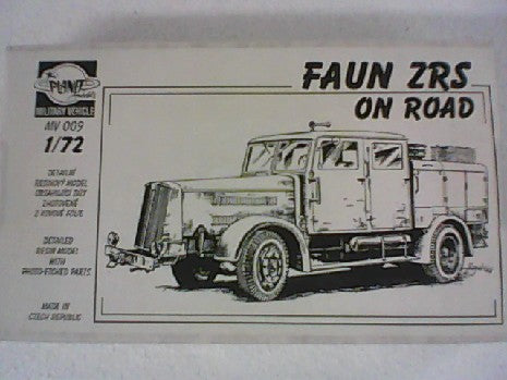 Maquette FAUN ZRS ON ROAD 1/72 - Véhicule Militaire Supérieur