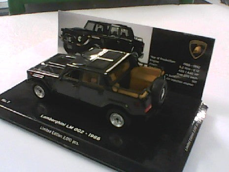MINICHAMPS Lamborghini LM002 Noire 1/43 - Modèle de Collection