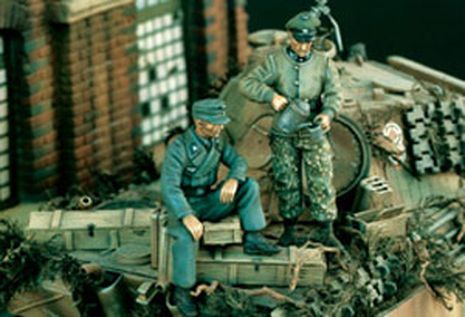 SOLDATS ALL.WW2 LA PAUSE 1/35
