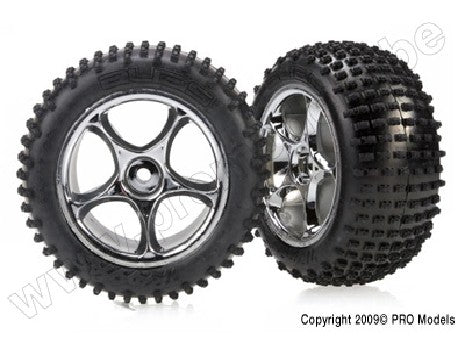 Tires & wheels, assembled (Tracer 2.2" chrome wheels, Alias 2.2"